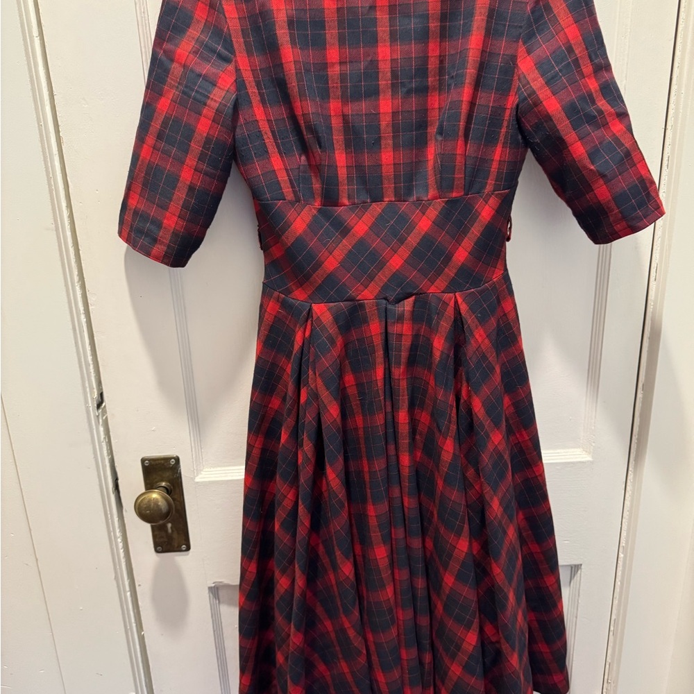 Vintage inspired Plaid Dress